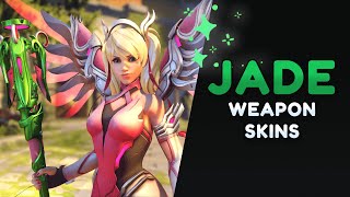 MERCY JADE WEAPON SKINS SHOWCASE  First amp Third Person For Every Legendary [upl. by Tamiko]