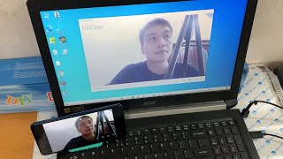 How to use mobile phone as a PC webcam via WiFi  iVCam Setup Tutorial [upl. by Yrogreg]