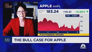 Apples 110 billion share buyback will put a floor on the stock says Nancy Tengler [upl. by Kirtap]