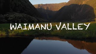 Waimanu Valley on the big island aerials and time lapses [upl. by Ginder488]