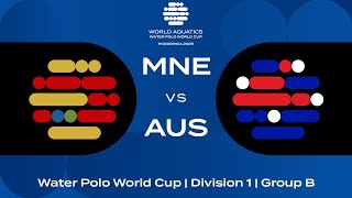 LIVE  Montenegro vs Australia  Water Polo World Cup 2023  Group B [upl. by Luing198]