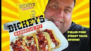 DICKEYS Barbecue Pit™ Pulled Pork Tacos REVIEW [upl. by Aluap]