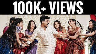 Kerala Wedding Dance Mashup  Chekkan Veedu Special  Groom on fire  VRINDHARJUN  AthulSruthiMrg [upl. by Wilow]