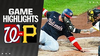 Nationals vs Pirates Game 2 Highlights 9724  MLB Highlights [upl. by Longley]