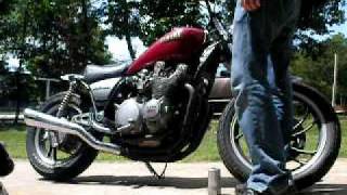 XJ650  Supertrapp 41 exhaust [upl. by Emili]