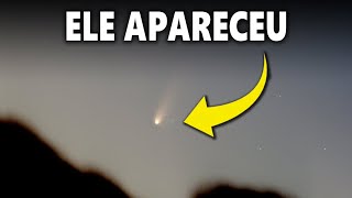 URGENTE  ELE APARECEU JÁ ESTÃO CONSEGUINDO FOTOGRAFAR O COMETA C2023 A3 ATÉ DO ESPAÇO [upl. by Asnerek157]