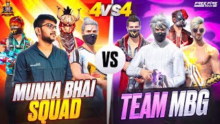 Munna Bhai Squad Vs Team MBG Special Video ❤  Munna Bhai Gaming Free Fire Telugu [upl. by Eyr]