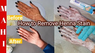 how to remove nail henna paste  mehndi  how to remove natural mehndi past beautiful nail stain [upl. by Mariano]