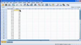 Jonckheere Trend Test  SPSS part 1 [upl. by Alyakcim]