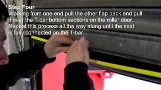 Fitting Instructions Roller Shutter WrapAround Door Seal [upl. by Ennailuj]