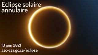 Éclipse solaire annulaire 2021 [upl. by Ardy]