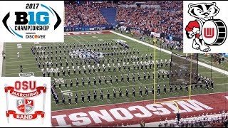 Ohio State vs Wisconsin Marching Bands 2017 4K UHD [upl. by Vieva666]