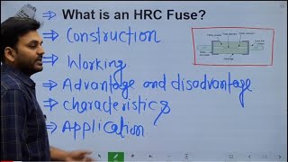 What is HRC fuse and its Construction I Unit2 I RAJKAMAL SIR I Engineers Group I 5th semester [upl. by Moule]