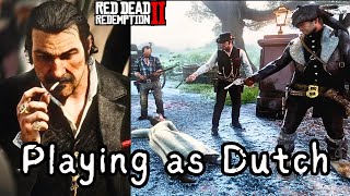 RDR2 This is how it seems to play as the Dutch in this mission [upl. by Langham]