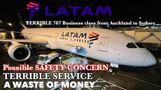 Trip Report  LATAM BUSINESS CLASS  Boeing 7879  Auckland AKL to Sydney SYD [upl. by Horatia]