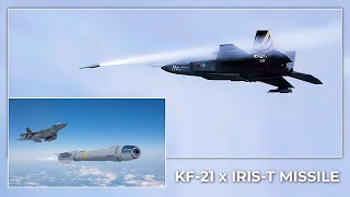 KF21 Combat Capabilities with AESA Radar and IRIST Missile [upl. by Kitti]