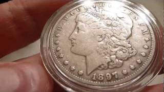 1897 O Morgan Silver Dollar Coin Review [upl. by Anastos]