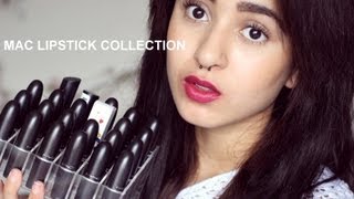 MAC lipstick collection  lip swatches  What I Call Beautiful [upl. by Prisca]