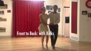 Learn to Swing Dance Lindy Hop  Level 1 Lesson 5 Charleston  Lindy Ladder  Shauna Marble [upl. by Nnylkcaj]