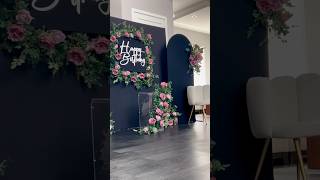 DIY Fabric Floral Backdrop [upl. by Ailemap]