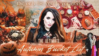 THE ULTIMATE FALL BUCKET LIST 🎃🍂  Cozy Autumn  Halloween Traditions [upl. by Ardekal]