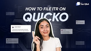 How to file ITR on Quicko [upl. by Rebecka286]