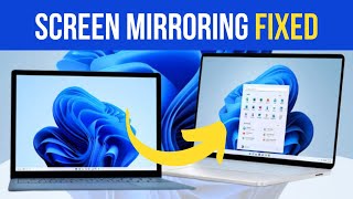 How To Fix Screen Mirroring Not Working on Windows 1110 [upl. by Gadmon]