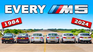 BMW M5 Generations DRAG RACE [upl. by Selia901]