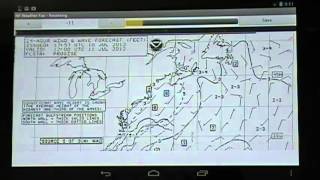 Receiving HF Weather Fax on an Android Device [upl. by Cissiee892]