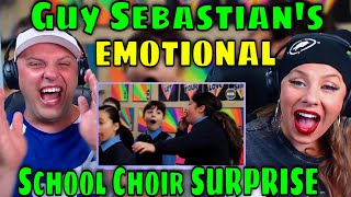 REACTION TO Guy Sebastians EMOTIONAL School Choir SURPRISE  THE WOLF HUNTERZ REACTIONS [upl. by Ruelu]