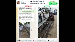 NELLORE MUNICIPAL CORPORATION  WHATSAPP GRIEVANCE REDRESSED  BEFORE  AFTER ON 15112024 [upl. by Orecul]