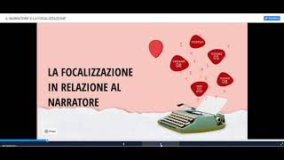 IL NARRATORE E LA FOCALIZZAZIONE  VIDEO LEZIONE ARTIGIANALE [upl. by Hayashi]