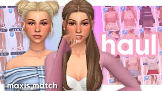 BEST CC FINDS  Sims 4 Custom Content Haul Maxis Match [upl. by Arihk]