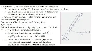 Exercice corrigé travail et énergie potentielle et énergie mécanique 1bac biof SM et Scexp [upl. by Anaihsat819]