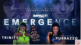 Impact Wrestling Trinity vs Deonna Purrazzo [upl. by Derril]