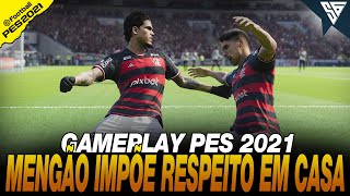 DENTRO DE CASA O TIME IMPÕE RESPEITO  GAMEPLAY PES 2021  60 FPS  SADAN GAMER  PC [upl. by Orsa]