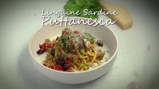 Linguine Sardine Puttanesca [upl. by Akimed]