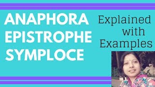 Anaphora in poetry poems with epistrophe FOR UGC NET ENGLISHTGTPGTDSSBSET ENGLISHTRB ENGLISH [upl. by Airotel]