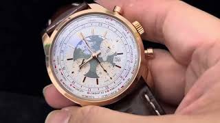 好用嘅世界時間腕錶 大嚿金18k RG breitling transocean chronograph unitime [upl. by Asilat711]