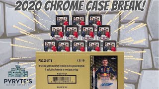 2020 F1 Topps Chrome Case Break Formula 1 Card Opening [upl. by Gurango]