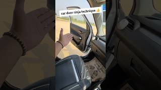 कार का door बंद करने की ninja technique 👍  car door wont close  wagonoctane shorts [upl. by Yelknirb178]