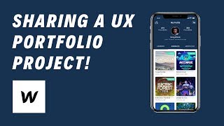 Webflow  Sharing a UX Portfolio Project [upl. by Emlynne338]