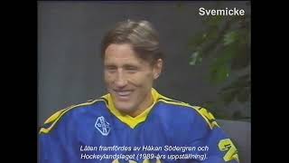 TVnostalgi Utdrag från ishockeyVM 1989 TV3 [upl. by Eenyaj527]