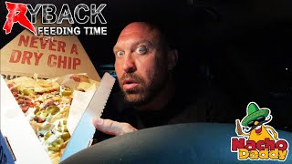 Ryback Feeding Time Nacho Daddy Loaded Nachos with Chicken Quesadilla 🌱 Mukbang [upl. by Thornburg]