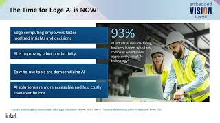 Intel’s Describes Its Approach to Operationalizing AI in the Manufacturing Sector Preview [upl. by Ecinom]