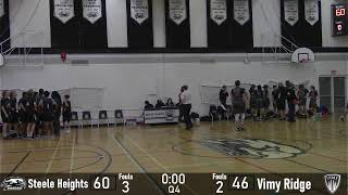 Sr Boys Basketball  Steele Heights vs Vimy Ridge [upl. by Barri]