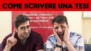 COME SCRIVERE UNA TESI  FT H3 SURGICAL TEAM  Road to laurea [upl. by Northway]