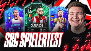 Carrasco Chiellini und Schmelzer im Test FIFA 22 Player Review [upl. by Ellenaj]