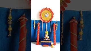 DIY Ganpati bapa decoration  ganesha decoration idea shortsfeed shorts diy [upl. by Alul929]