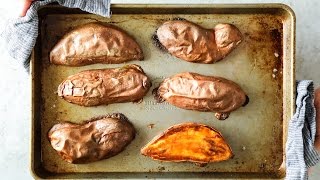 The Best and Quickest Baked Sweet Potatoes [upl. by Iruam]